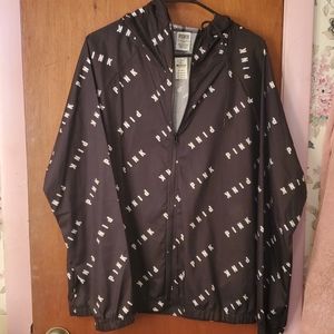 Pink victorias secret wind breaker